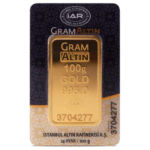 100 gr 24 Ayar İAR Gram Altın