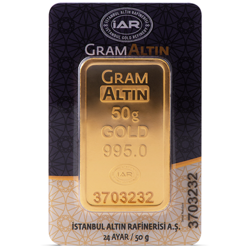50 gr 24 Ayar İAR Gram Altın