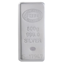 500 gr İAR Külçe Gümüş